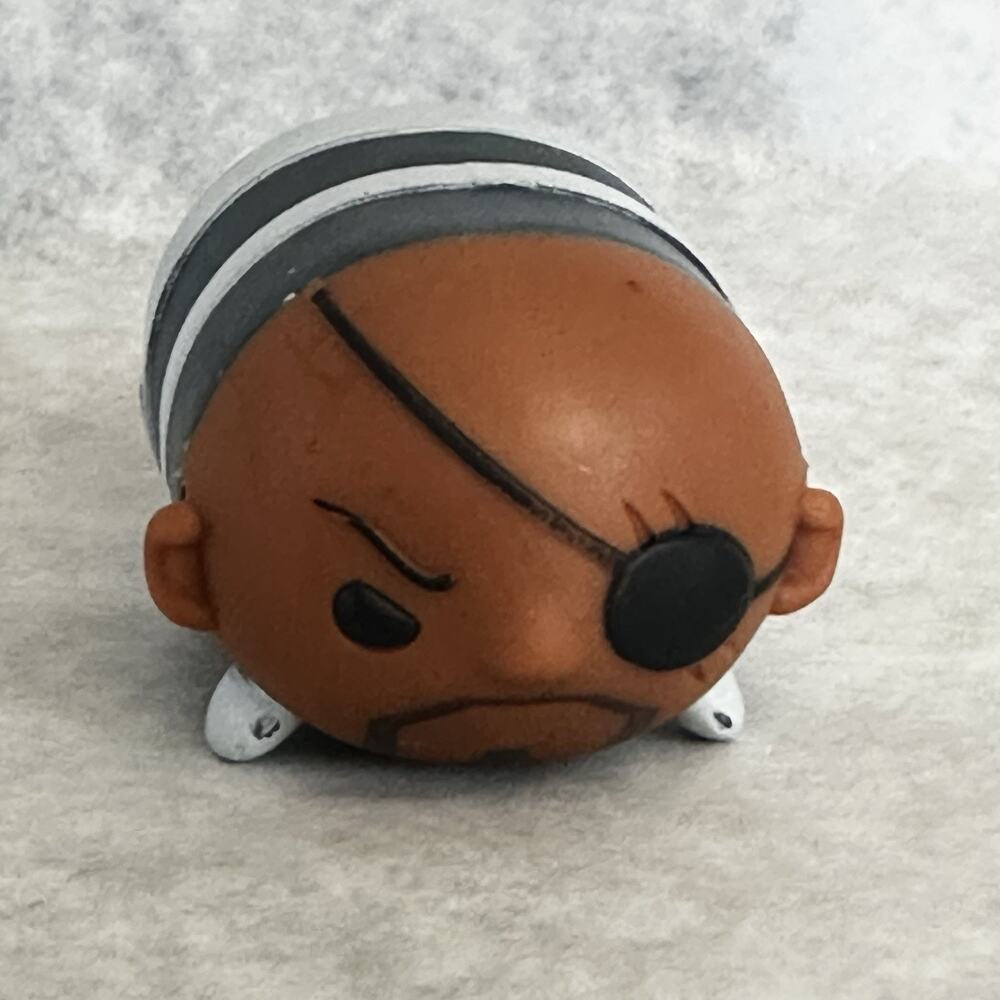 Marvel Nick Fury Tsum Tsum Figure Large Disney Preowned (E)